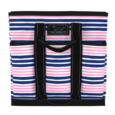 Two handle lengths, six exterior pockets, and an interior zipper Pocket Rocket - Lunch Line.