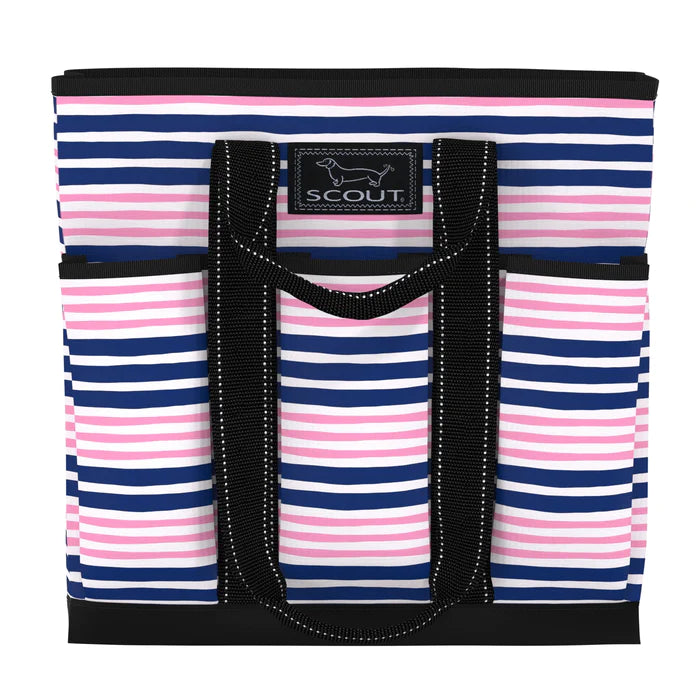 Two handle lengths, six exterior pockets, and an interior zipper Pocket Rocket - Lunch Line.