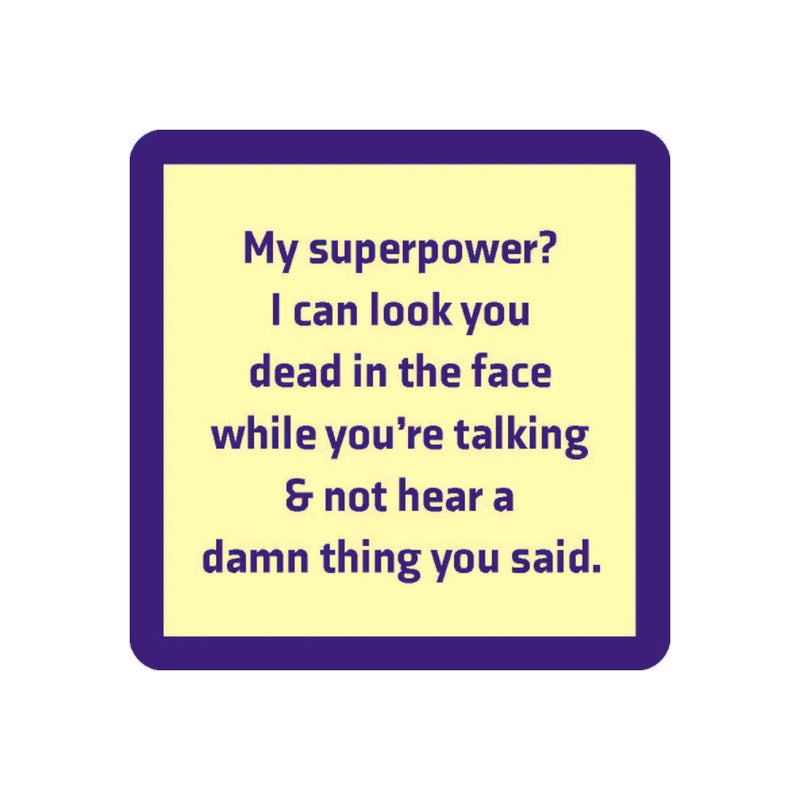 Superpower Funny Coaster