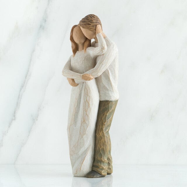 A romantic figure of two people, much in love, who have found their true partner in life