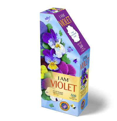 The Power of Flowers! Floral-shaped 350-piece jigsaw puzzle for ages 10 and up